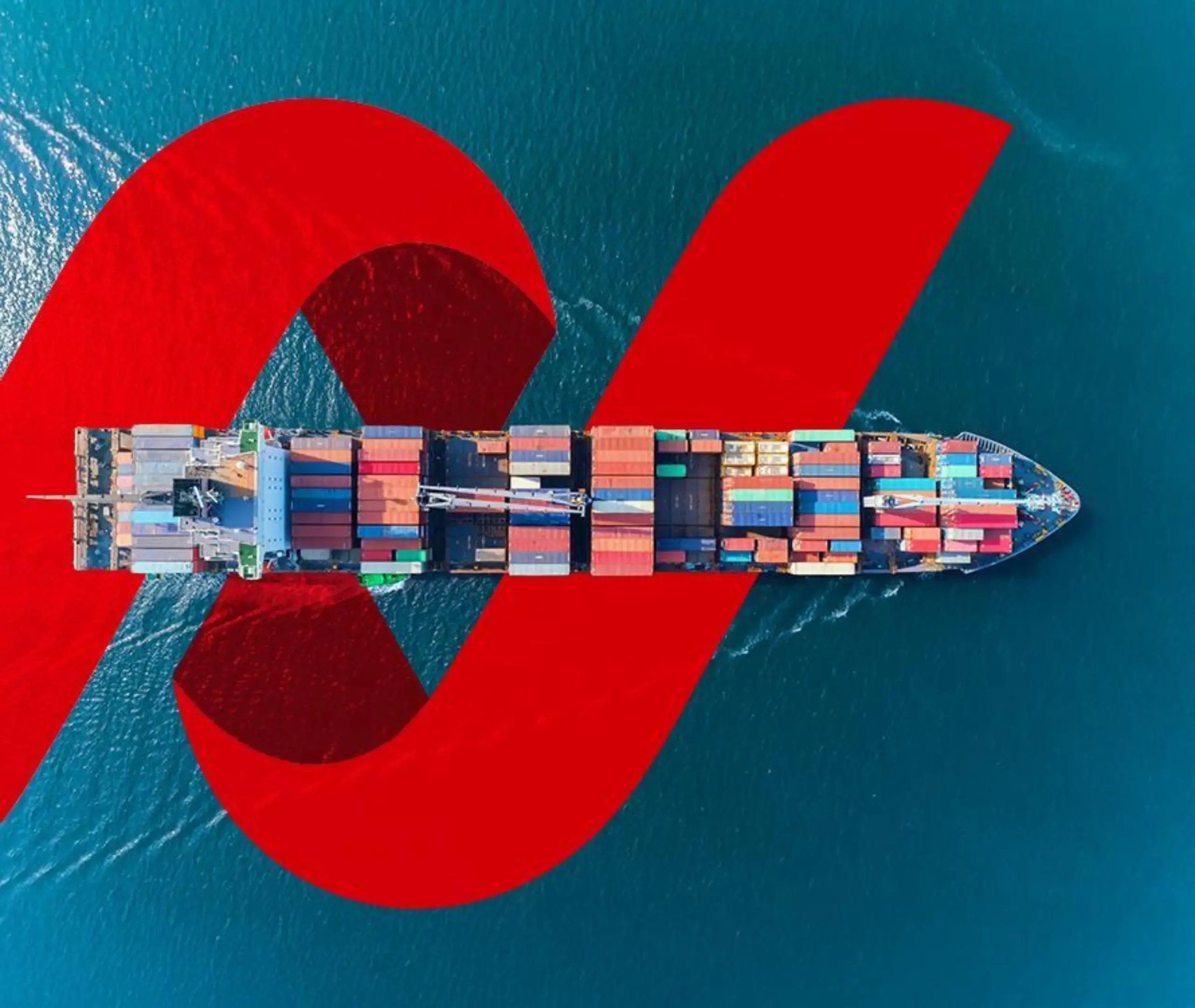 Cargo ship sailing through cal waters powered by Invneio SAP implementations