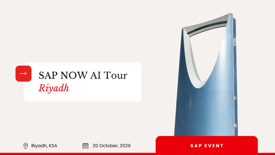 SAP NOW AI Tour Riyadh